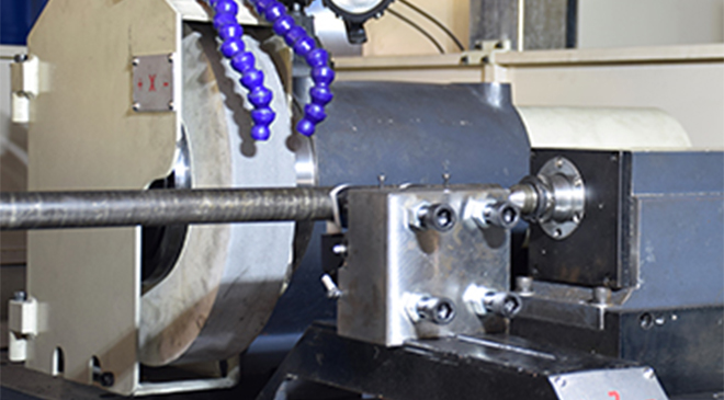 Headstock is stationary,the workpiece processing and grinding weheel dressing can be finish with two-axis linkage.