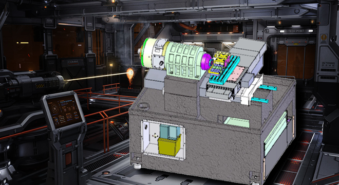 Machine tool structure diagram