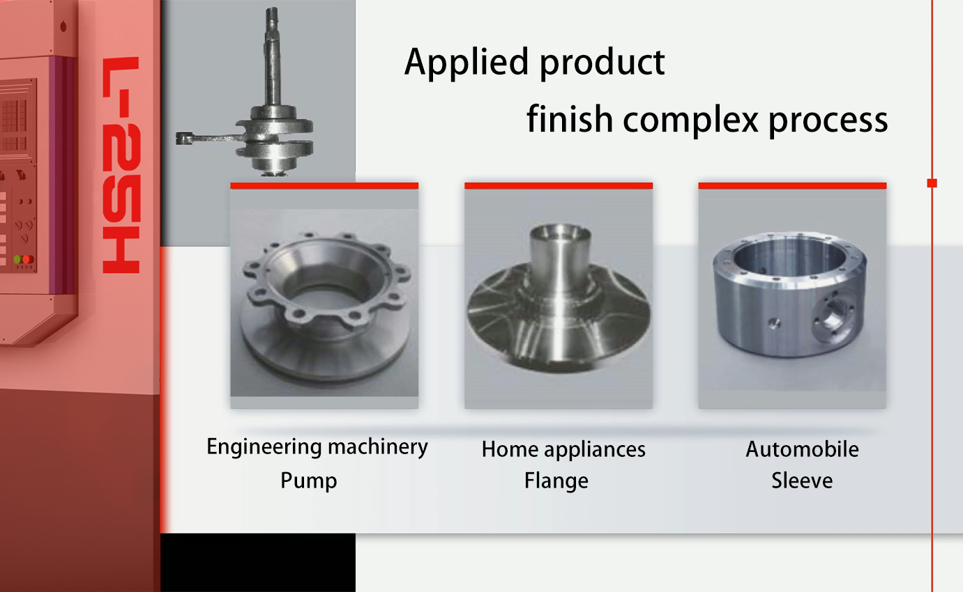 Applied product  finish complex process,Engineering machinery Pump,Home appliances Flange,Automobile Sleeve 