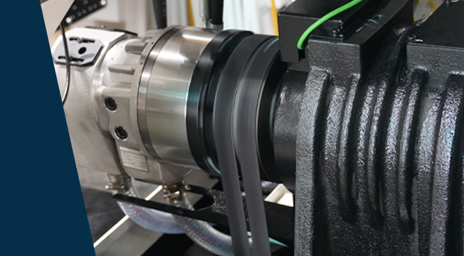 The spindle equipment high precision magnetic gate encoder, reduce measurement error.  Spindle runout within 0.003mm