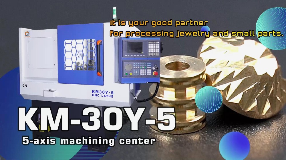 KM30Y 5-axis machining center it is your good partnerfor processing jewelry and small parts