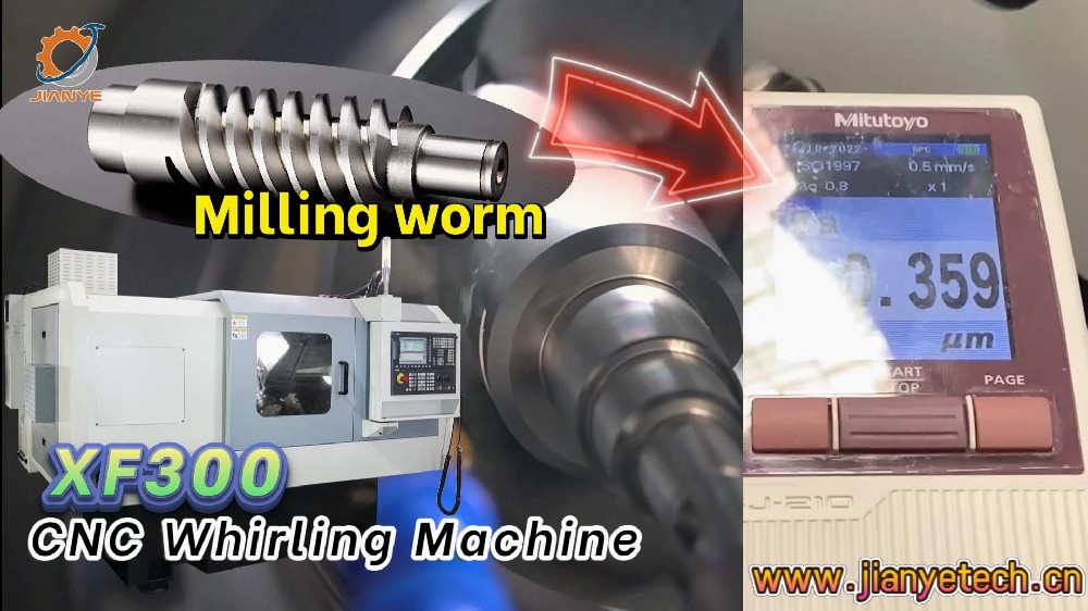 Torneadora CNC - fresadora de tornillo sin fin