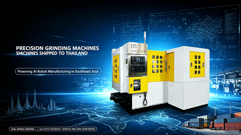 Title: First Batch of Precision SMK304 Grinding Machines Shipped to Thailand, Powering AI Robot Manufacturing in Southeast Asia