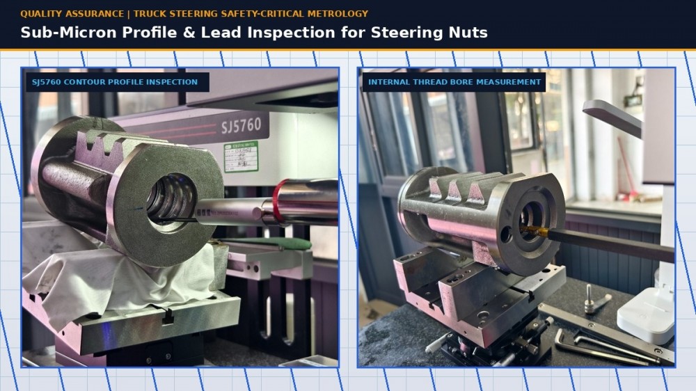 SMK304 CNC internal thread grinder for heavy duty truck steering nut manufacturing